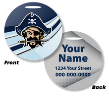 Load image into Gallery viewer, HSSD Aluminum 2 Sided Bag Tag - Personalized