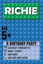 Load image into Gallery viewer, Birthday Invite - 4 x 6
