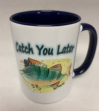Load image into Gallery viewer, Color Lined Coffee Mug - 15oz
