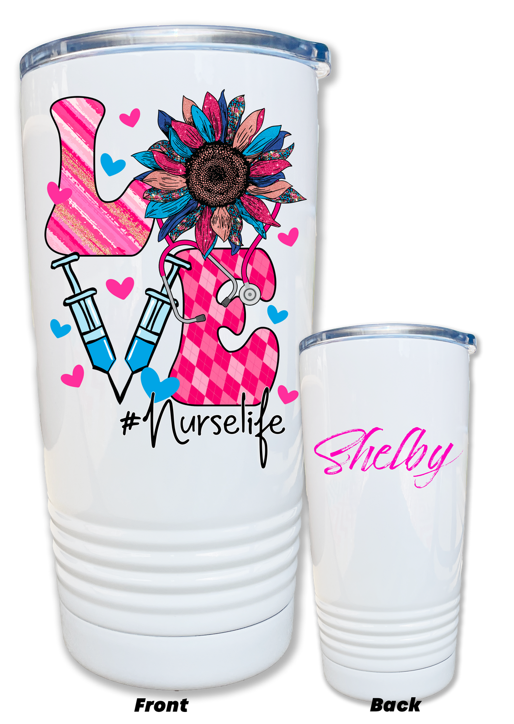 Personalized Clear Tumbler – Butler Design Co.