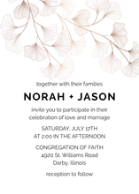 Load image into Gallery viewer, Wedding Invitation - 1 Sided
